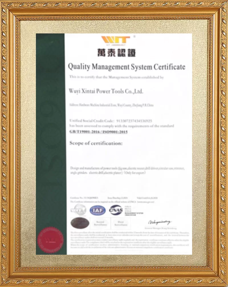 Certification